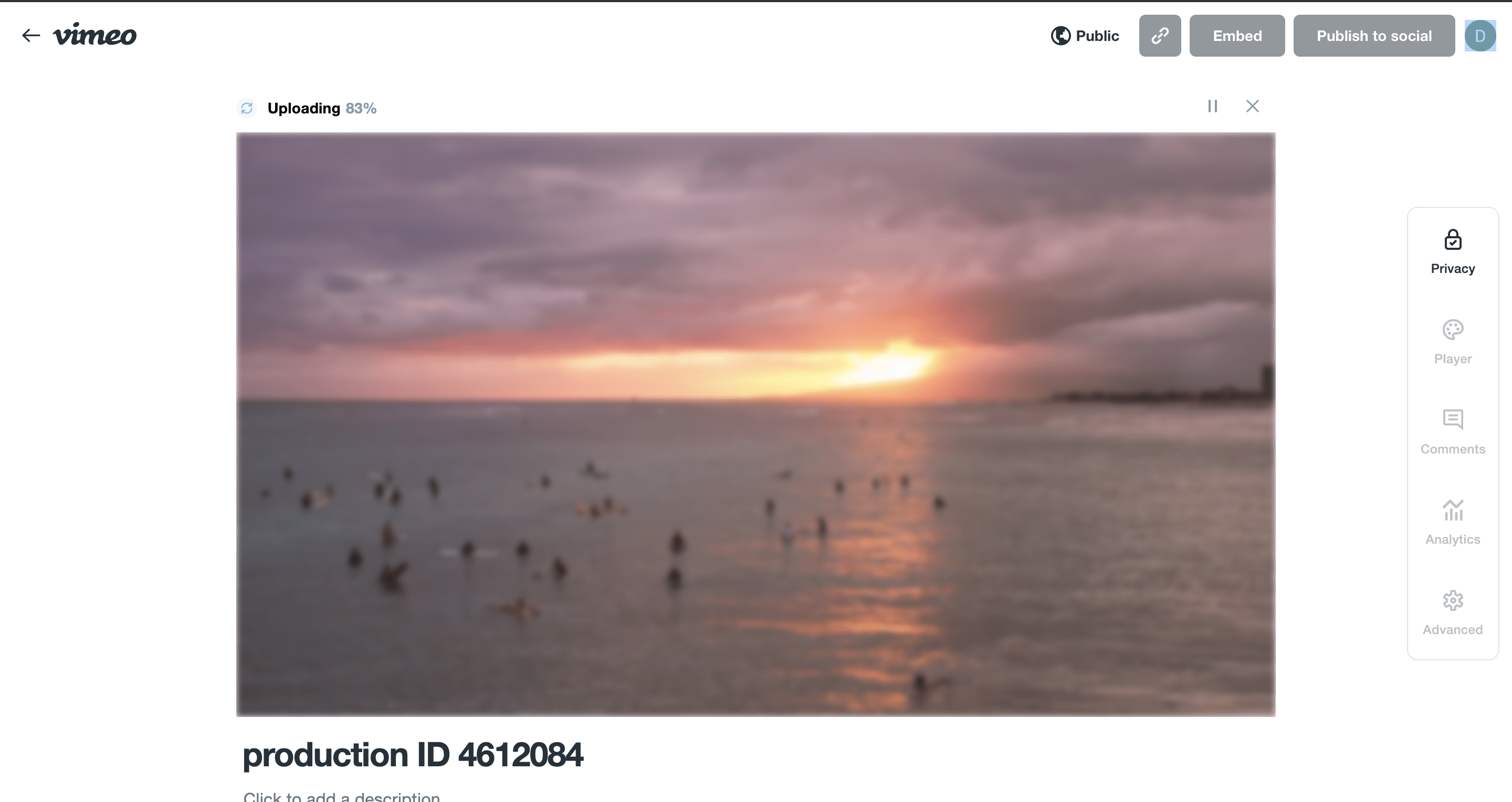 Video Uploading To Vimeo