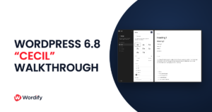 WordPress 6.8 Cecil Walkthrough